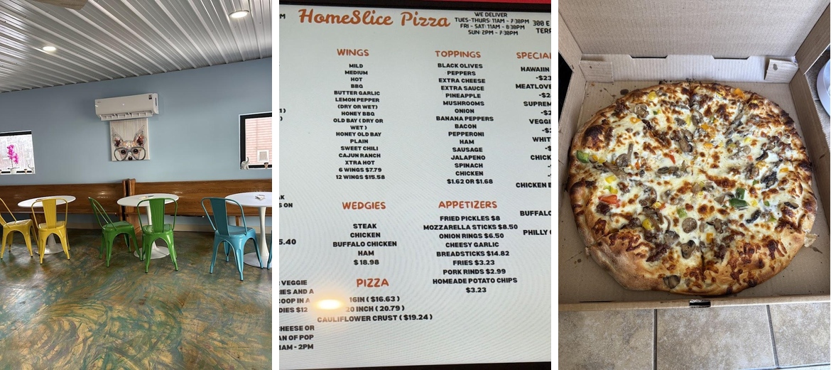 Home Slice Pizza, Terra Alta, WV